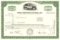 Great Western Systems, Inc.